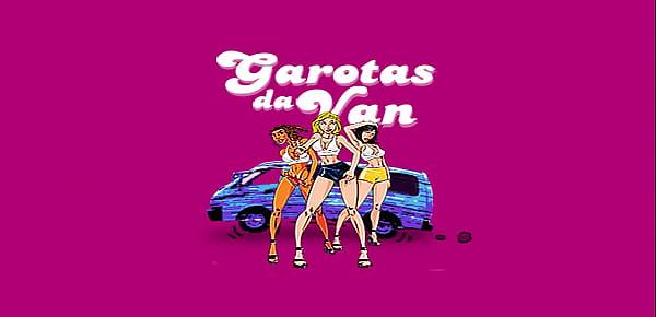  Garotas da Van - Britney Bitch, Soraia Carioca e Nicole Bitencurt em mais uma putaria dentro da Van